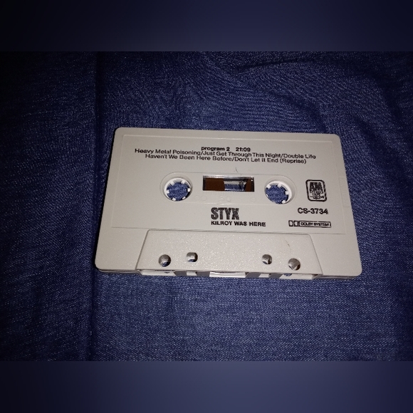 Vintage Styx Rock Music Cassette Tape 1983 A & M Records - Picture 4 of 6